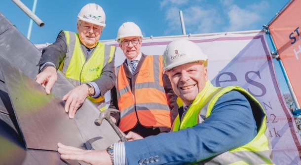 Construction Milestone Marked At St Catherine S New Hospice