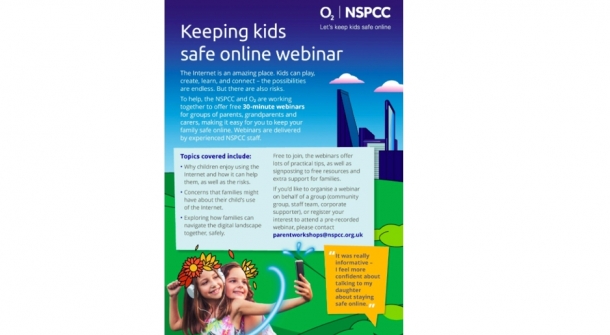 O2 NSPCC Webinars & Online Safety Advice