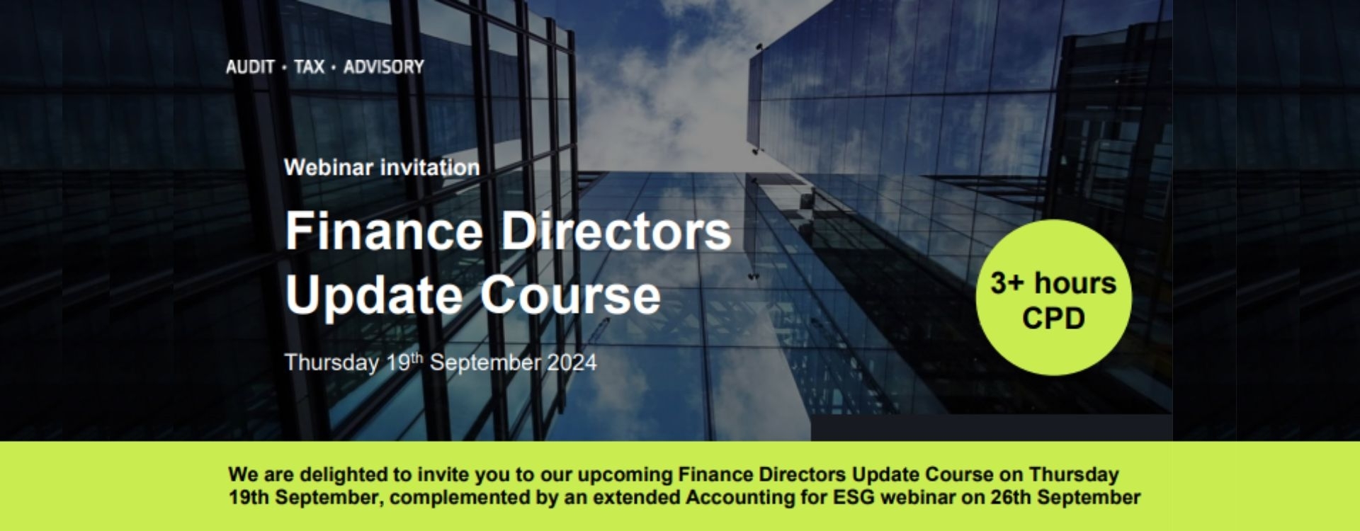 Finance Directors Update Course