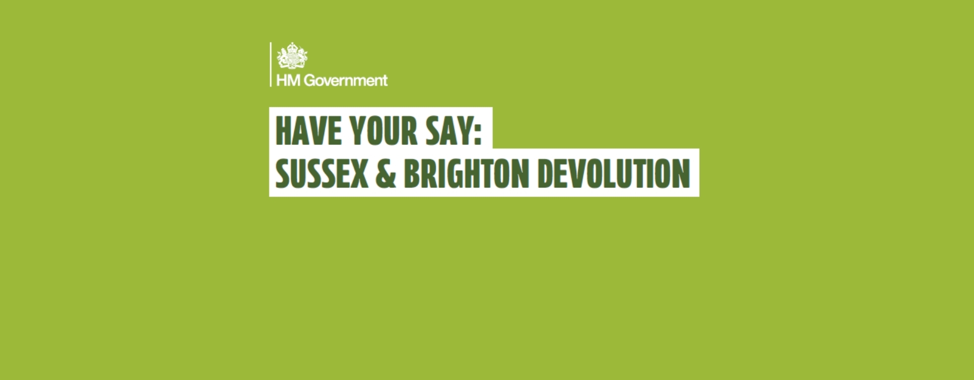 Sussex and Brighton Devolution Consultation